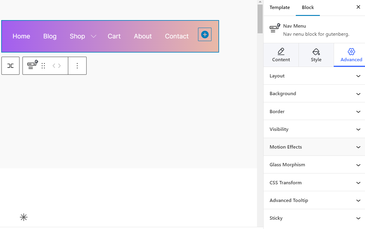 WordPress Menu Advanced Customization