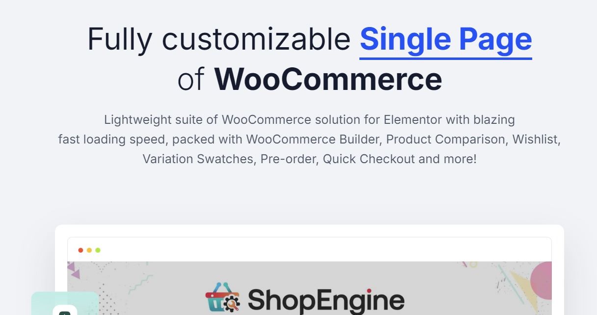 Best Elementor Addons: ShopEngine