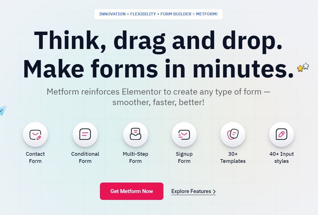 Best Elementor Addons: MetForm