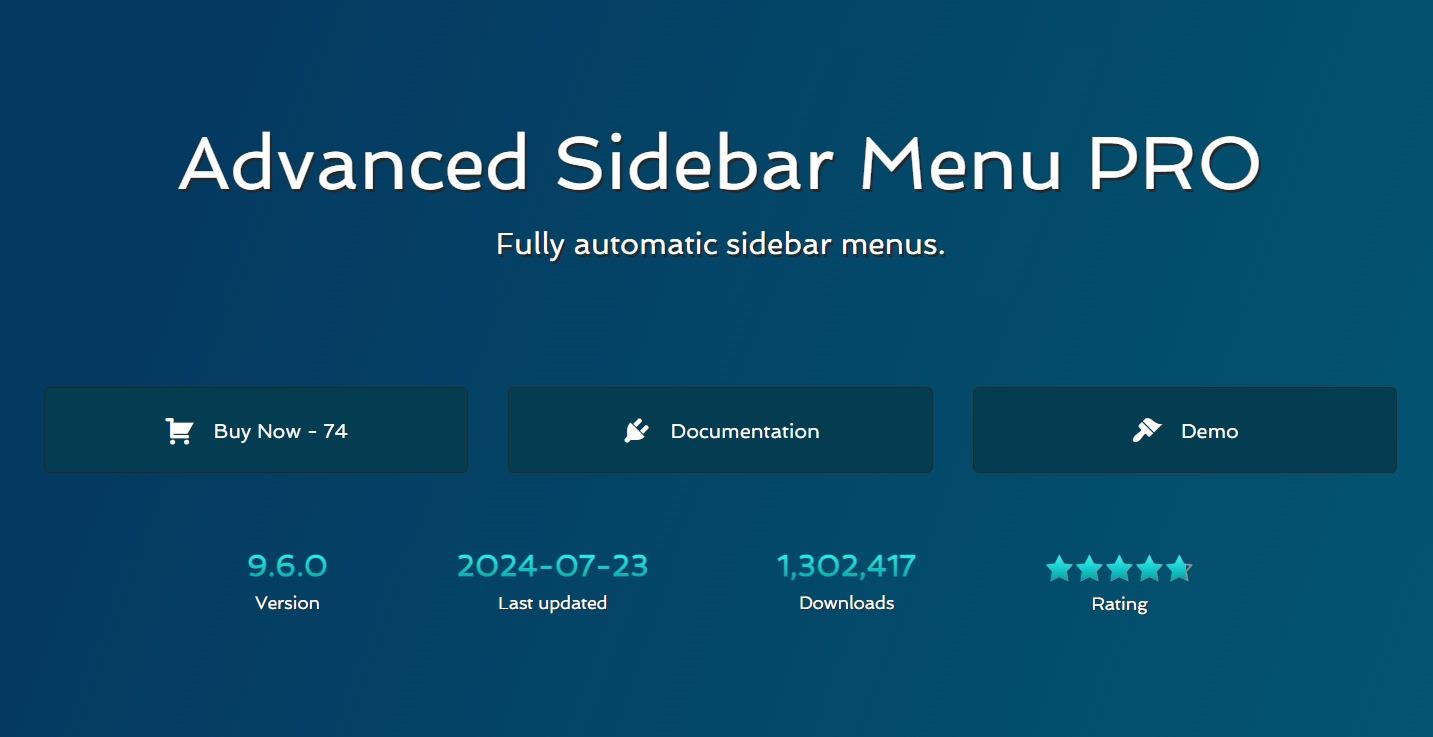 Gutenberg Mega Menu Plugins: Advanced Sidebar Menu