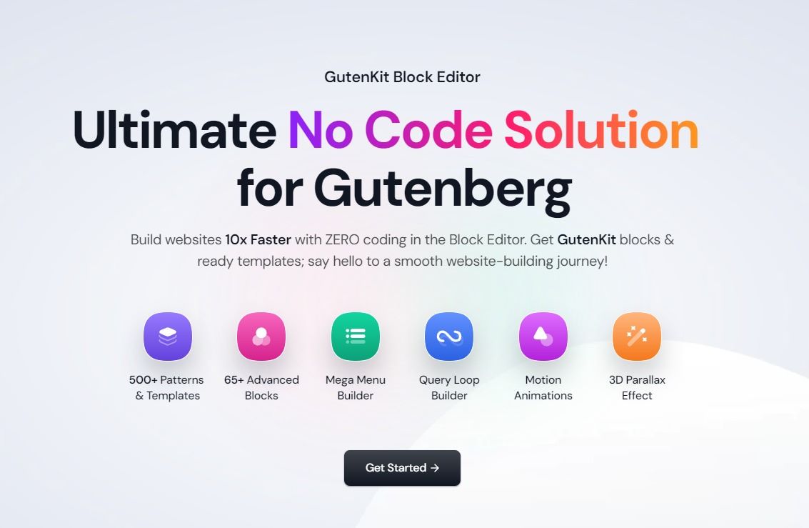 Gutenberg Mega Menu Plugins: GutenKit